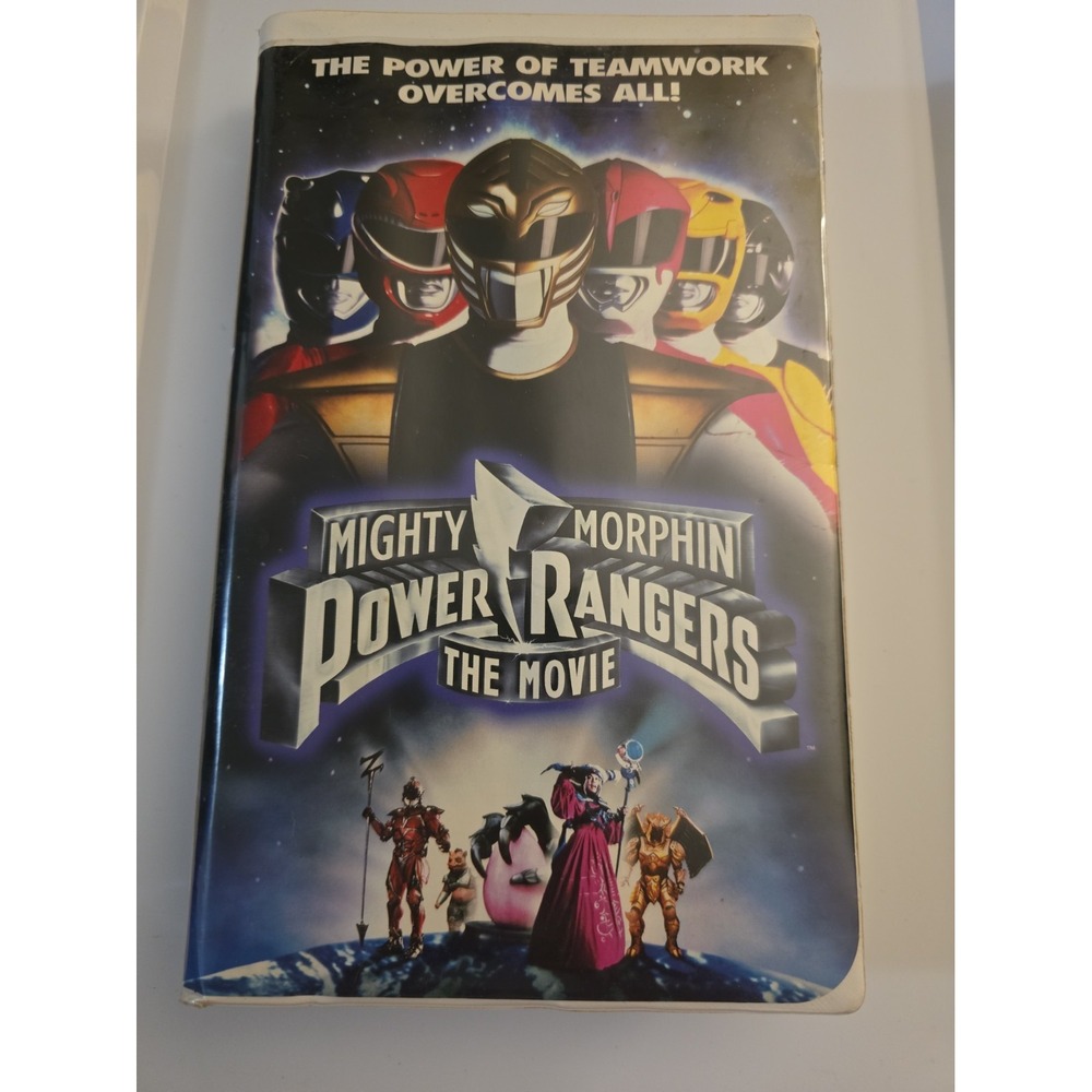 Vintage 1995 Mighty Morphin Power Rangers The Movie VHS  Clamshell